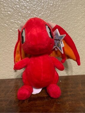 NWT 2003 Thinkway Toys Neopets 7” Shoyru Red Dragon Character Plush